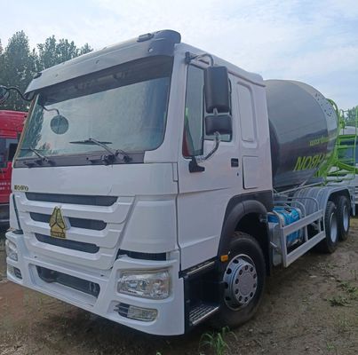 ZZ1257N3647N1 12m3 380HP Pesante 6X4 Miscelatore di calcestruzzo orizzontale a prezzi accessibili