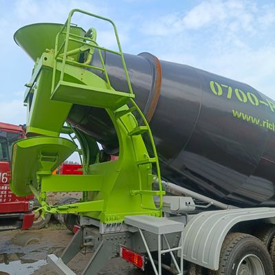 12m3 380 HP Pesante 6X4 Auto Concrete Mixer Truck con pneumatici e scatola di carico in acciaio carbonio