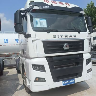 Trattore a GNC pesante e camion a sospensione a aria del serbatoio del carburante da 600L per trainare semirimorchi