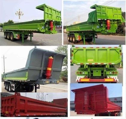 Semi-remolchi per cereali Arachidi Grano Carbone Minerali Autonomo scarico Trasporto di cereali