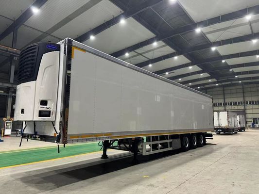 Camionetto frigorifero ad alta capacità per la consegna di carni e frutti di mare in acciaio al carbonio