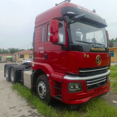 Shaanxi Automobile Delong Diesel 6X4 Traktor Truck con sedile a sospensione pneumatica pagamento completo