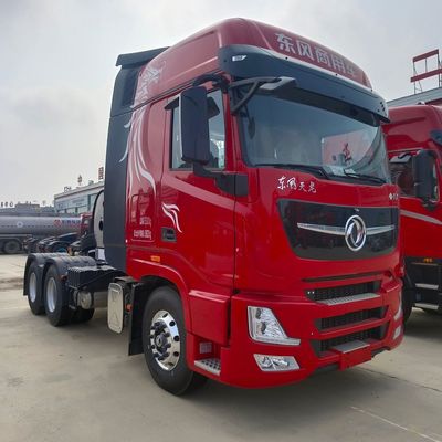 Tipo di sollevamento anteriore 6X4 Tipo di scarico GNL Gas Trazione camion di trasporto 580HP trattore