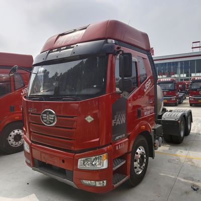 Vendite di pneumatici per il trasporto di gas 6X4 con trasmissione manuale e scatola di carico in acciaio al carbonio