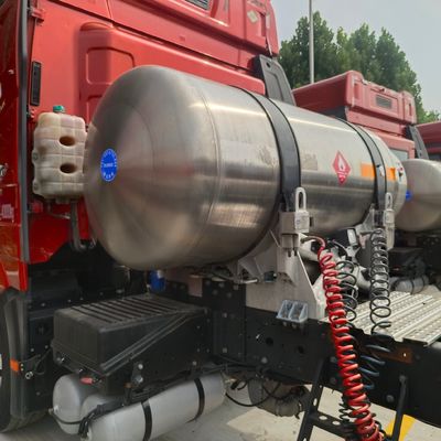 Chassis Sinotruk stile di sollevamento anteriore tipo di scarico Veicolo a gas pesante per FAW Jiefang