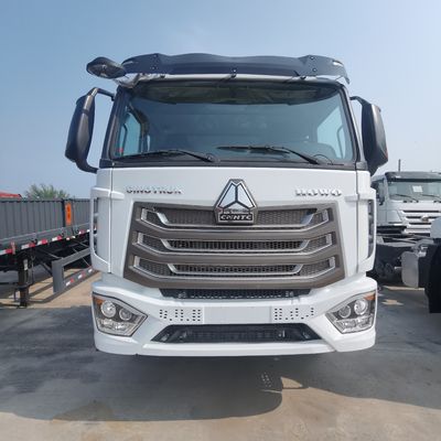 Sinotruk HOWO 400HP Dump Truck Tank Disegno pneumatico senza tubi per operazioni pesanti