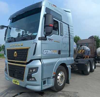 2024 Shandeka G7h LNG Gas Tractor Truck 6 * 4 630HP Truck di trasporto Testa del trattore