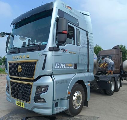 2024 Shandeka G7h LNG Gas Tractor Truck 6 * 4 630HP Truck di trasporto Testa del trattore