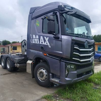 Euro 6 HOWO Max Gas LNG540HP Veicolo di trasporto a trazione a trasmissione automatica per il 2024